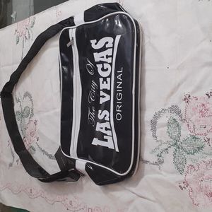 Robin Ruth patent leather crossbody bag
